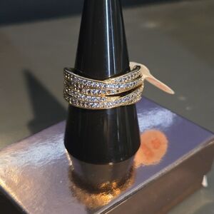 Gold and Blue Gemstone Women's Ring OG Collection